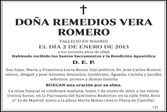 Remedios Vera Romero